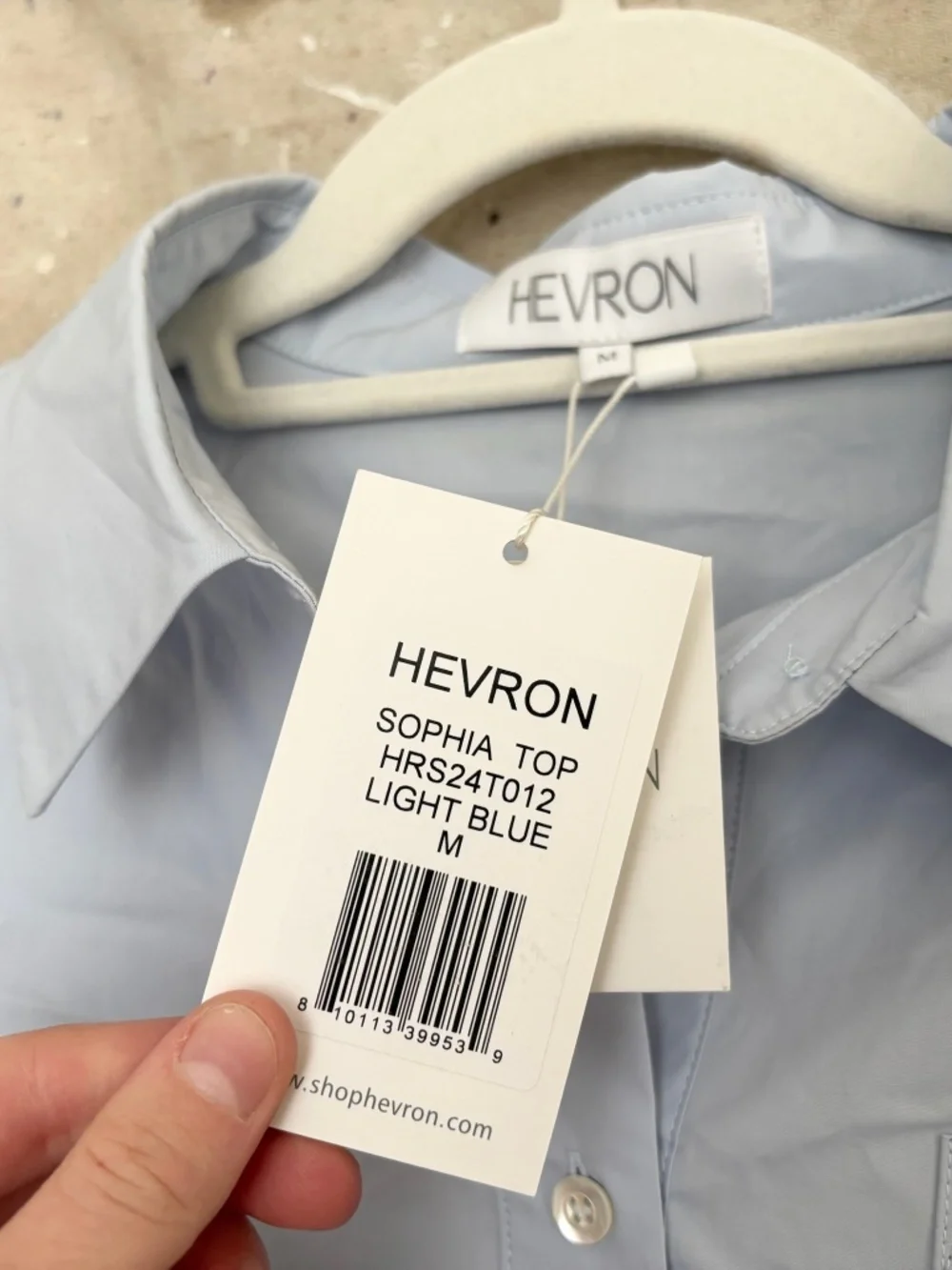 Hevron Sophia Long Sleeve Top - Picture 6 of 7